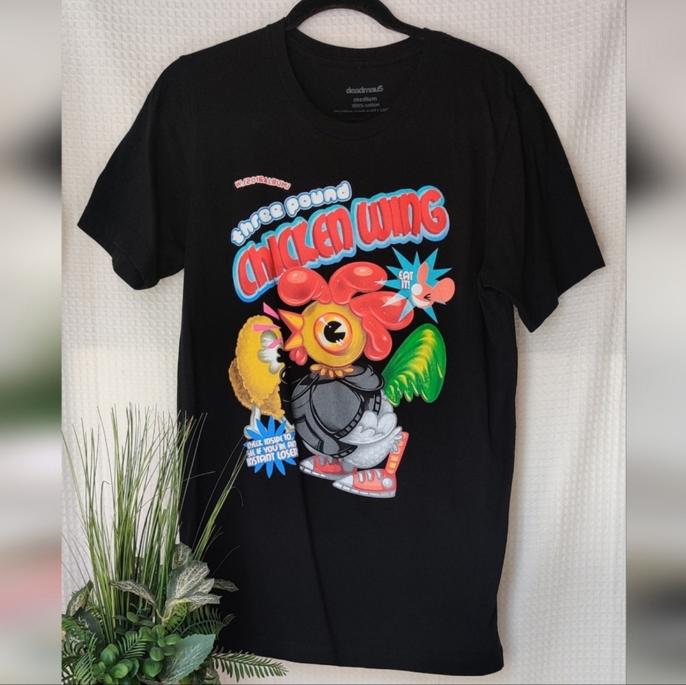 Deadmau5 Mens Black Graphic T-shirt Size M